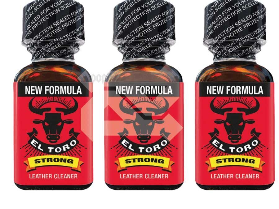 Pack de 3 Poppers | El Toro Strong 25 ml