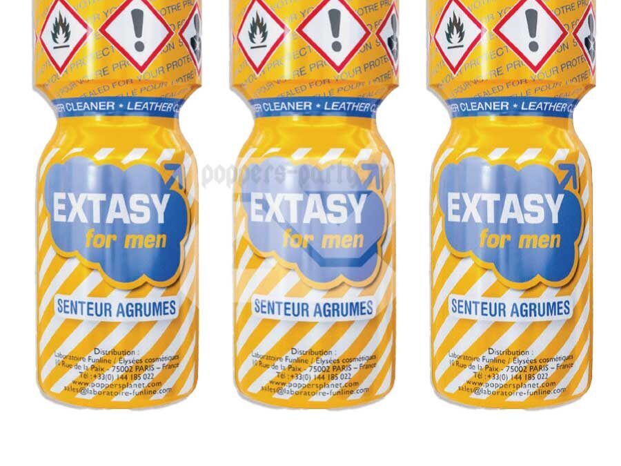 Pack de 3 Poppers | Extasy For Men 13ml