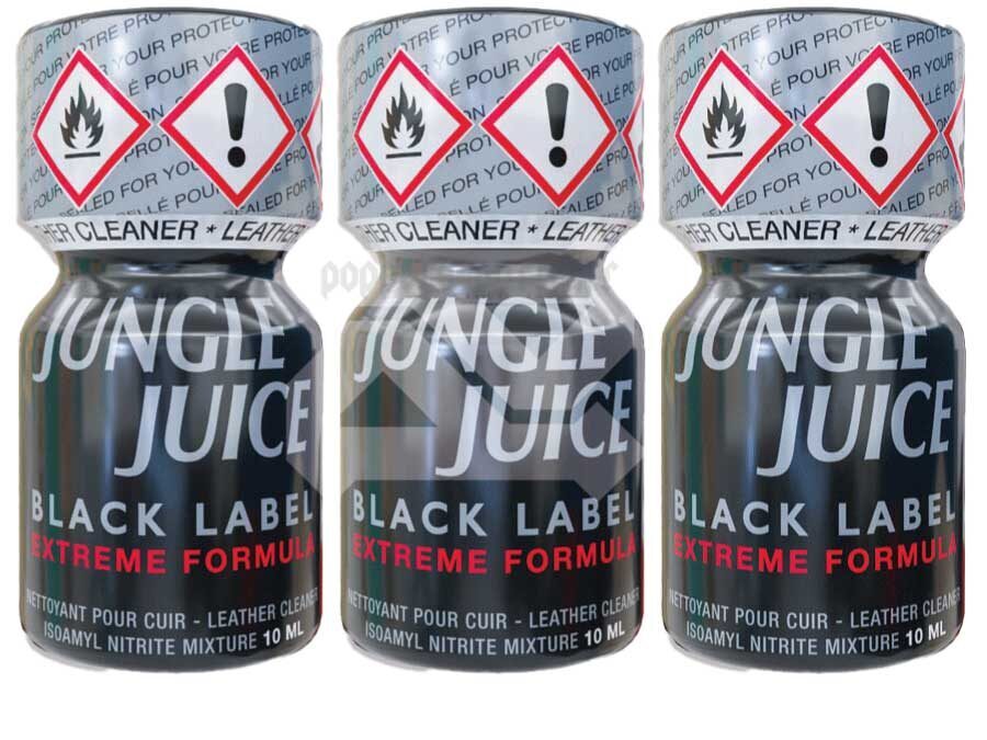 Pack de 3 Poppers | Jungle Juice Black Label 10 ml