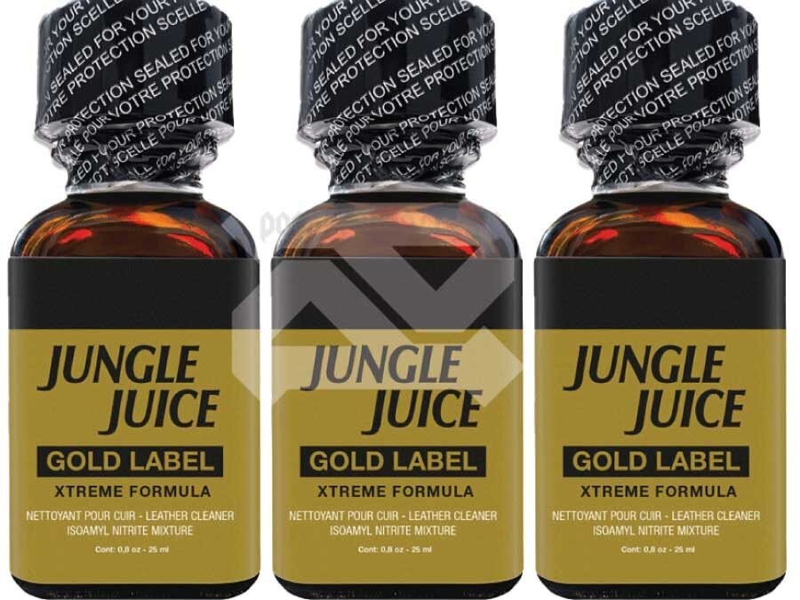 Pack de 3 Poppers | Jungle Juice Gold Label 25 ml