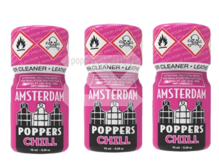 Pack de 3 Poppers | Amsterdam Chill 10 ml