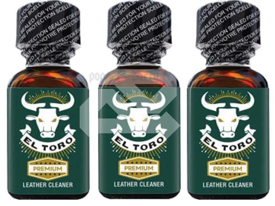 Pack de 3 Poppers | El Toro Premium 25 ml