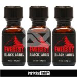 Pack de 3 Poppers | Everest Black Label 25 ml