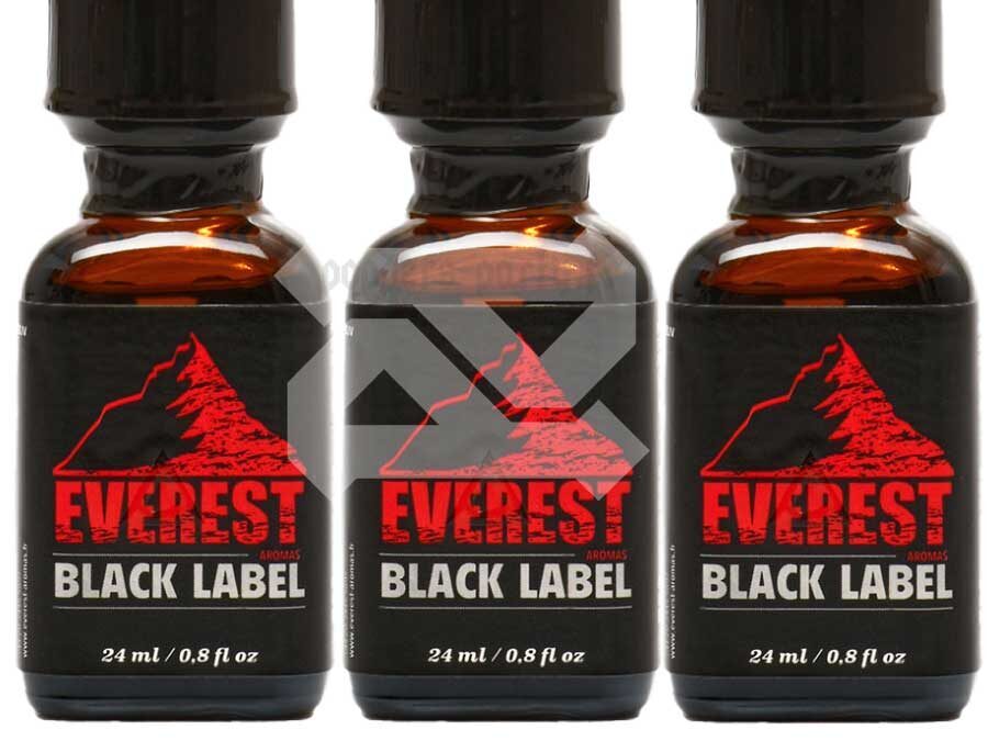 Pack de 3 Poppers | Everest Black Label 25 ml