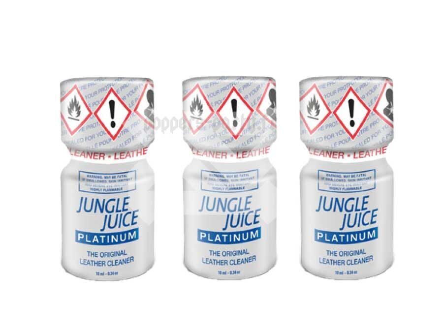 Pack de 3 Poppers | Jungle Juice Platinium 10 ml
