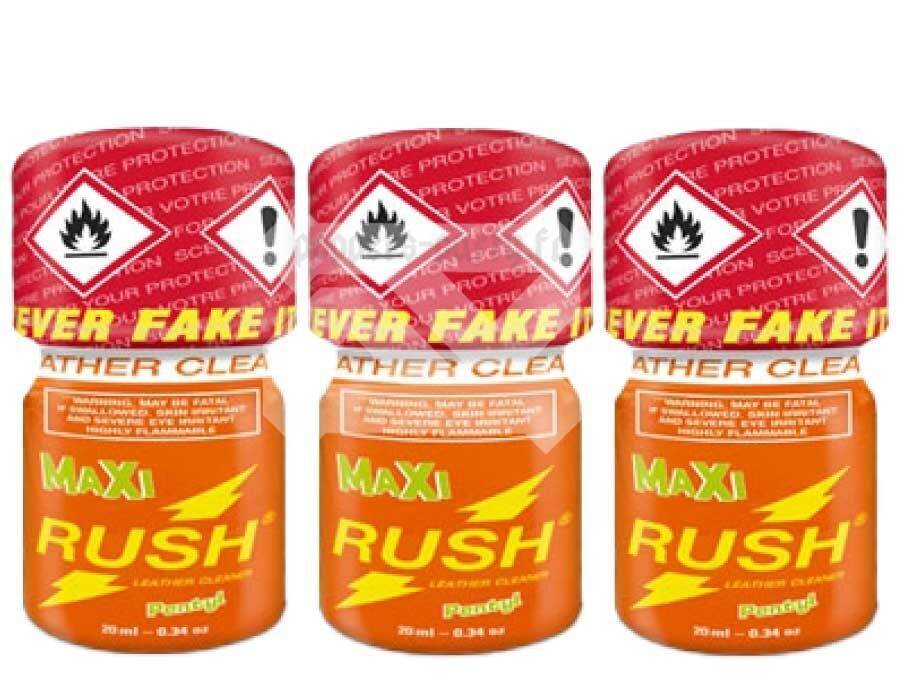 Pack de 3 Poppers | Maxi Rush 20 ml