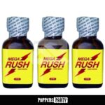 Pack de 3 Poppers | Mega Rush 24ml
