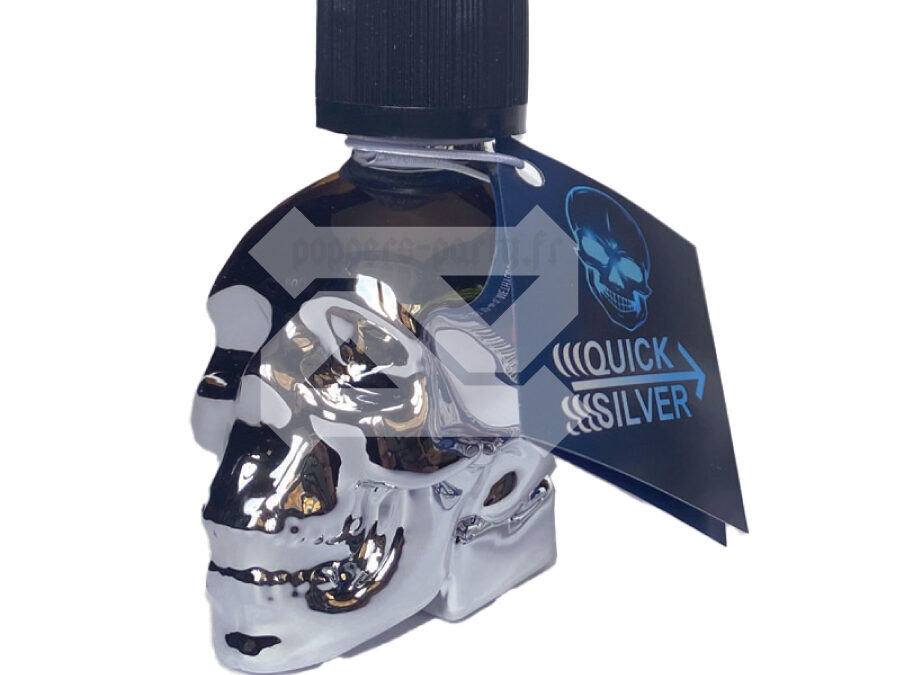 poppers skull, poppers tete de mort, skull popppers, poppers quicksilver skull, tete de mort poppers, poppers skull