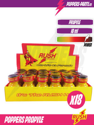 Poppers Rush Original 10ml x18 | Poppers en Gros