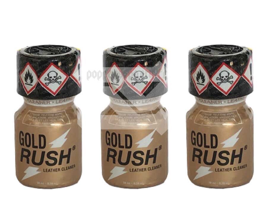 Pack de 3 Poppers | Rush Gold 10 ml