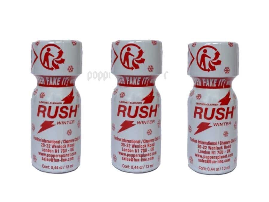 Pack de 3 Poppers | RUSH Winter 10 ml