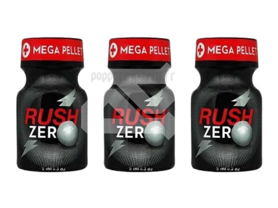 Pack de 3 Poppers | Rush Zero Mega Pellet 10ml