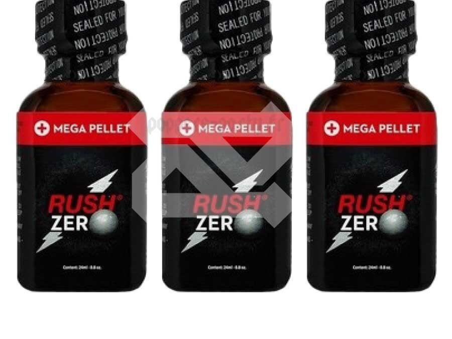 Pack de 3 Poppers | Rush Zero Mega Pullet 24ml