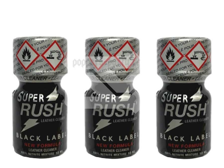 Pack de 3 Poppers | Super Rush Black Label 10ml