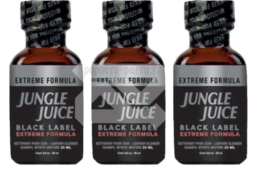 Pack de 3 Poppers | Jungle Juice Black Label 25 ml