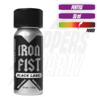 poppers Iron Fist Black Label, poppers 30 ml, nitrites de pentyle, sensations intenses, utilisation sûre du poppers, poppers danger, poppers effets, popper iron fist, black label iron fist, poppers iron fist black,